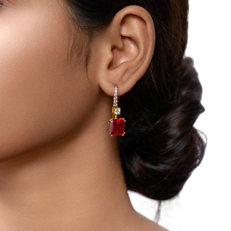 The Ruby Swarovski Halo