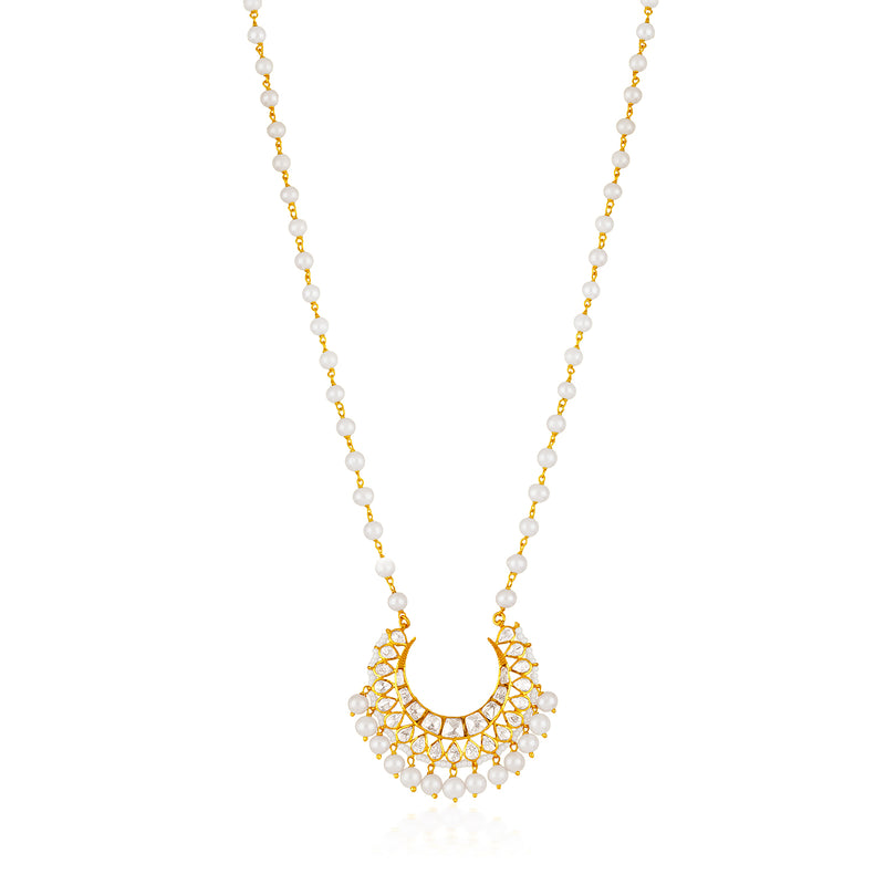 The Moissanite Pearl Halo