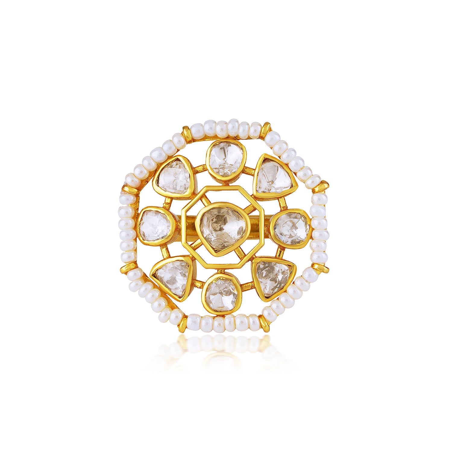 The Hexa-Noor Moti Ring