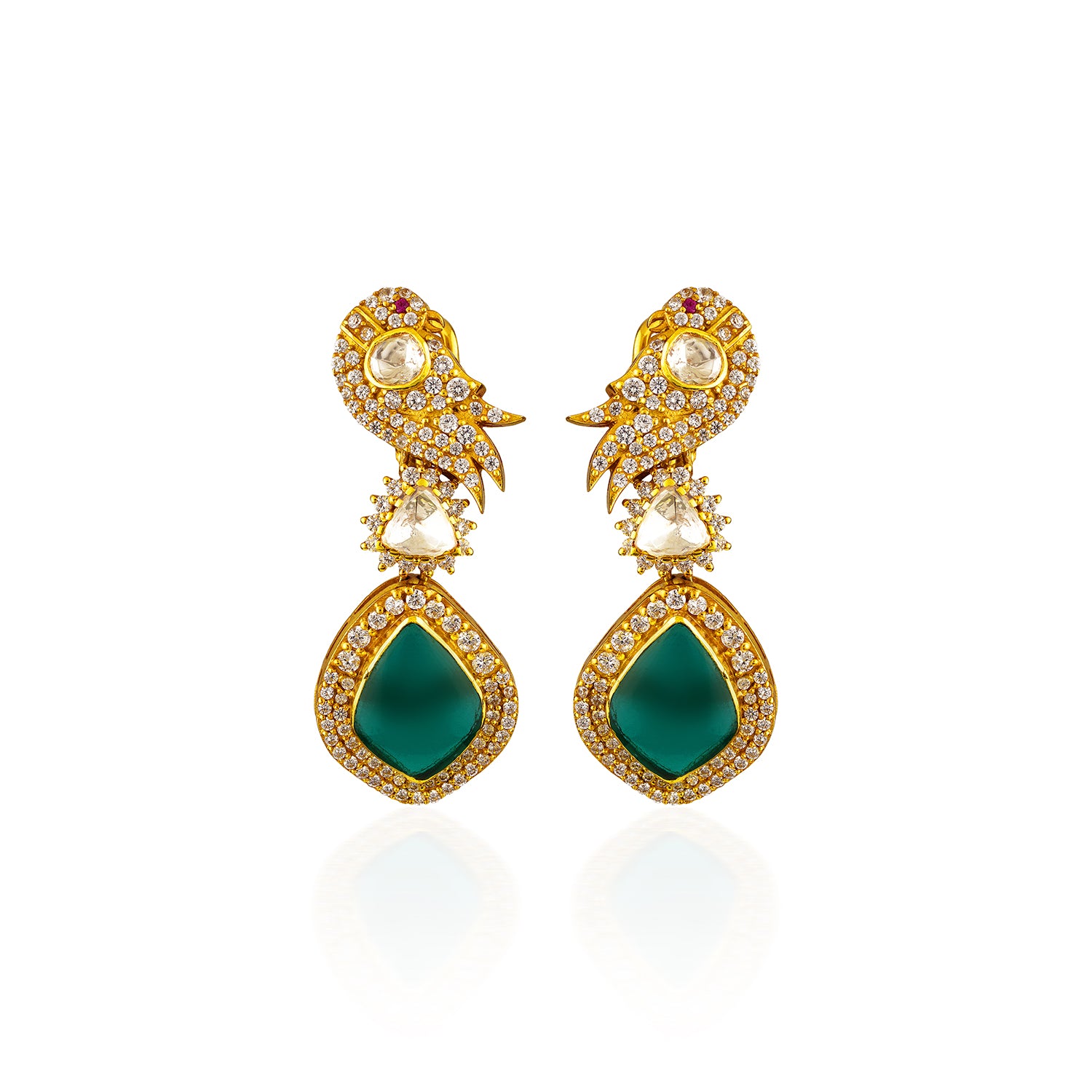 The Emerald Swarovski Halo