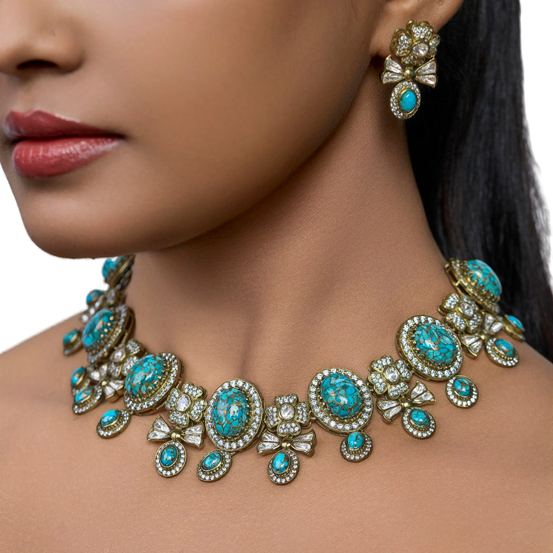 The Azure Swarovski Choker