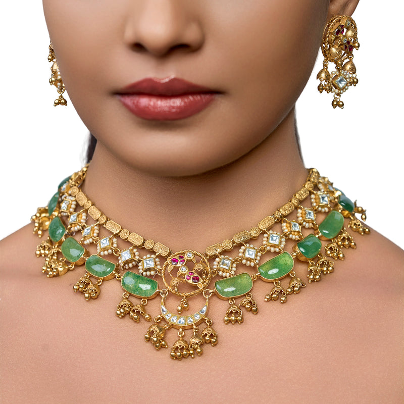The Meena Emerald Bloom