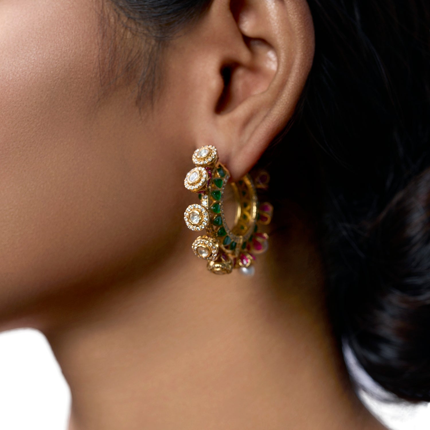 The Swarovski Kundan Drops