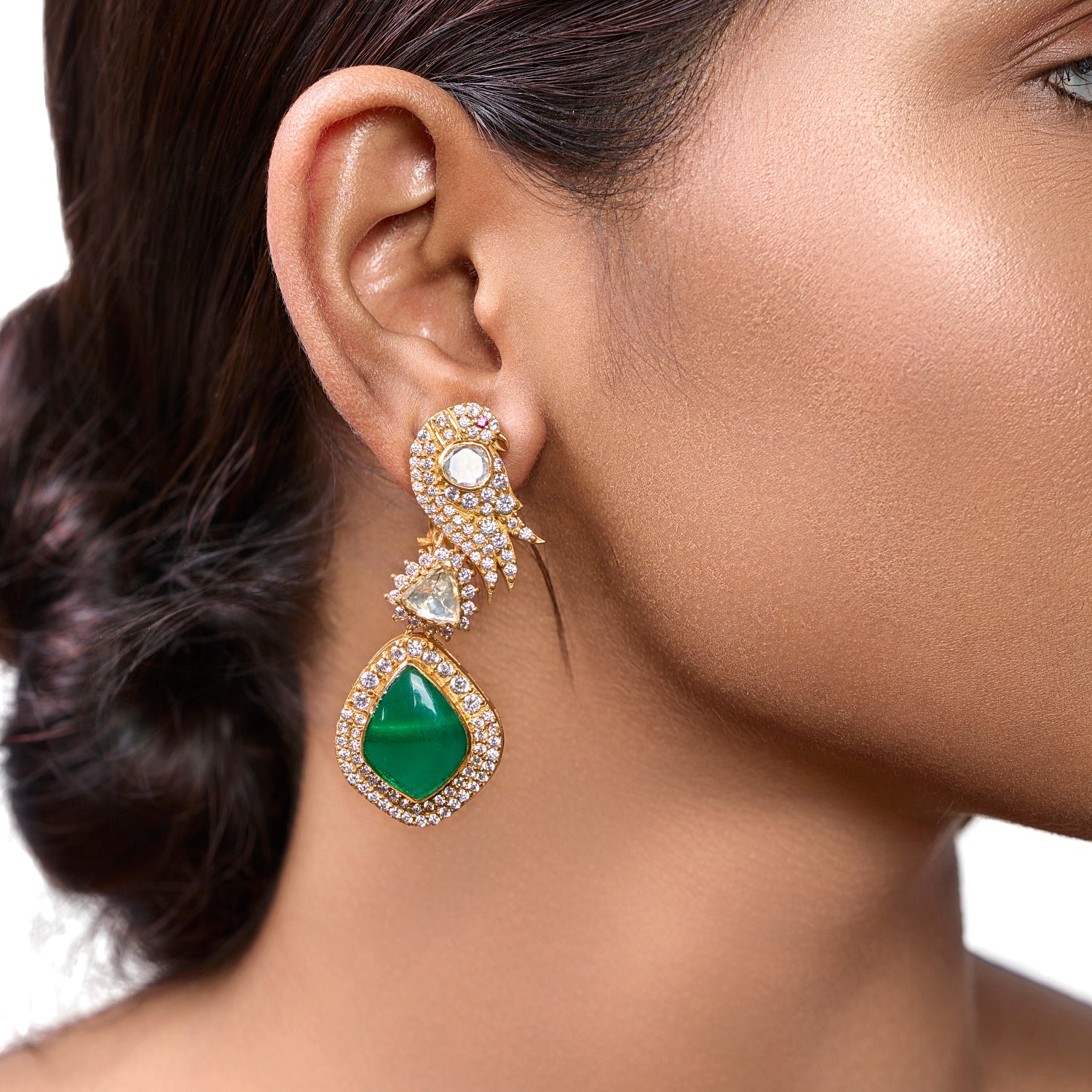 The Emerald Swarovski Halo