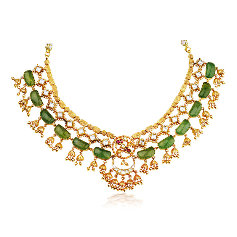 The Meena Emerald Bloom