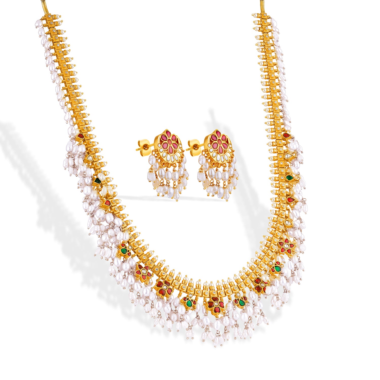 The Bicolor Moti Necklace