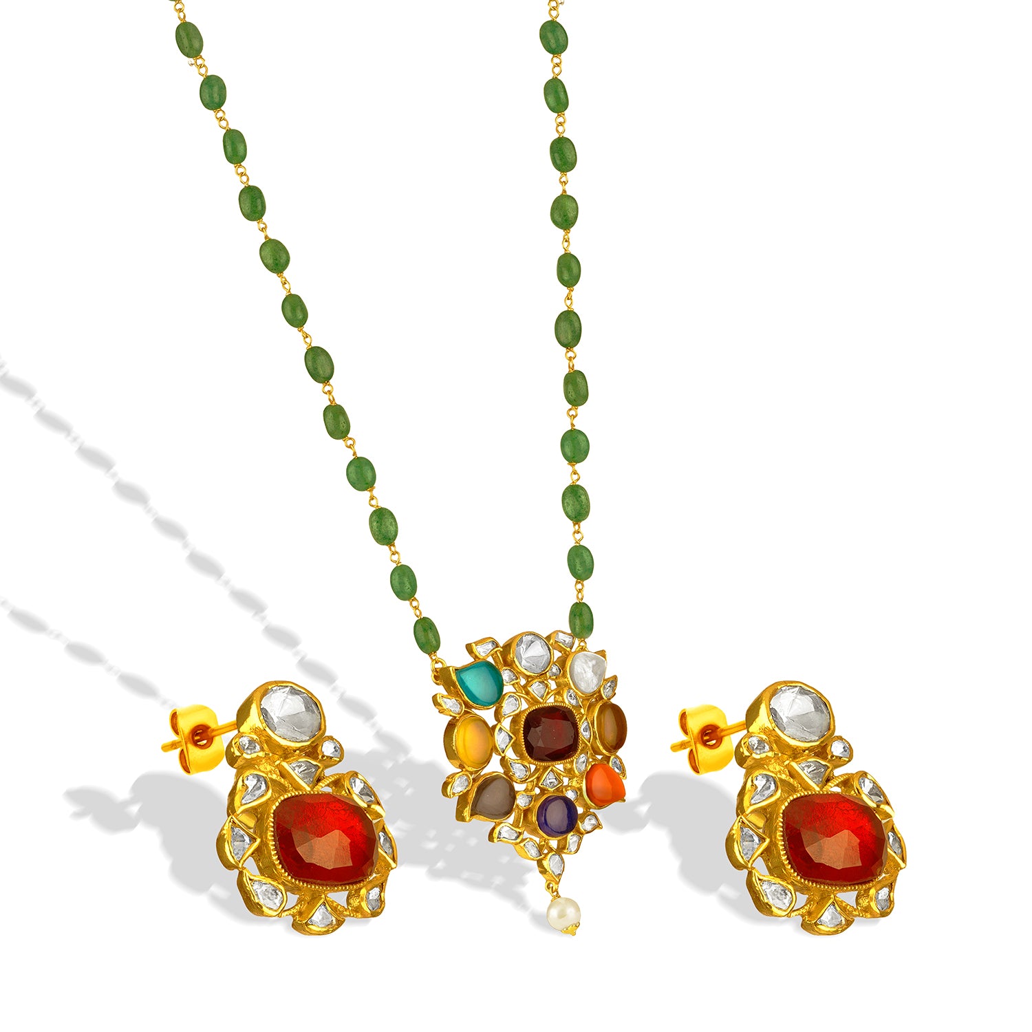The Navrang Emerald Chain