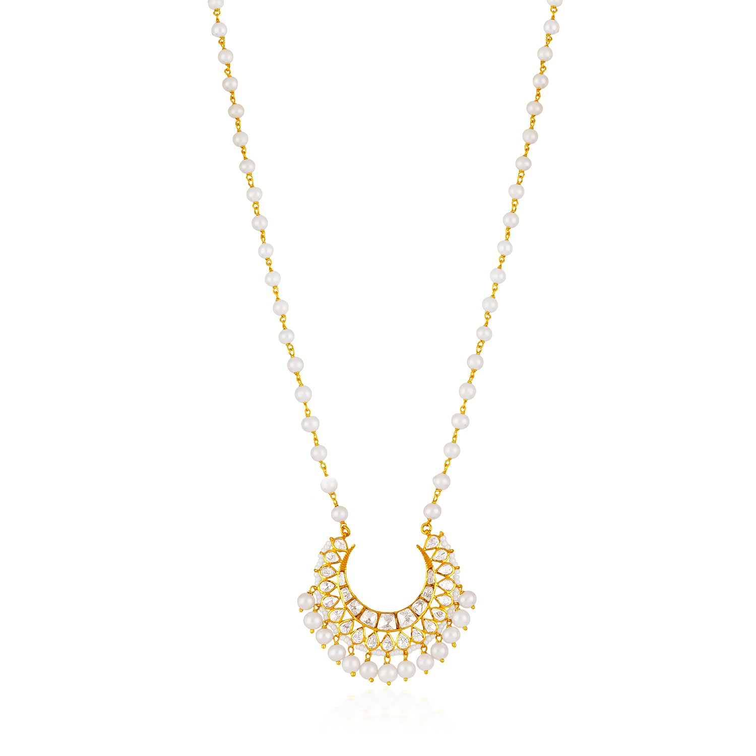 The Moissanite Pearl Halo