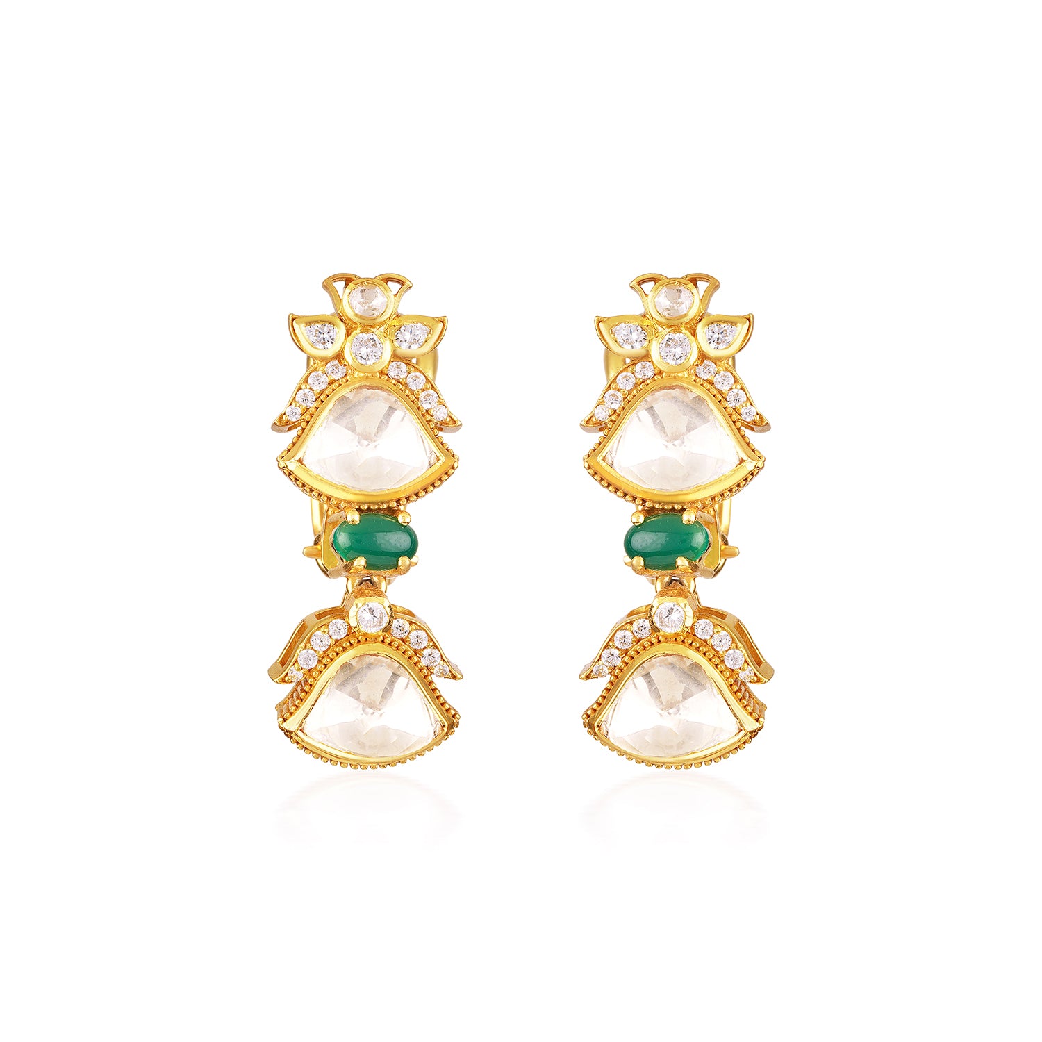 The Emerald Moissanite Solo