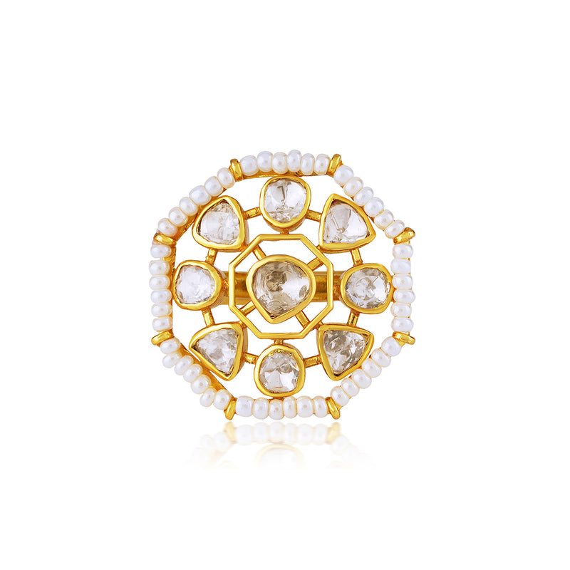 The Hexa-Noor Moti Ring