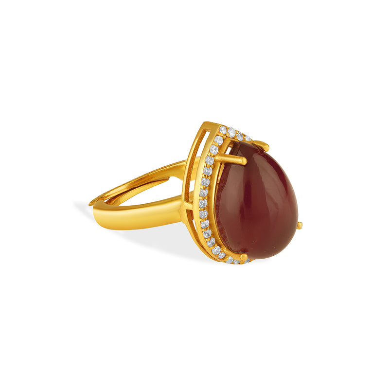 The Ruby-Swarovski Stellar Ring