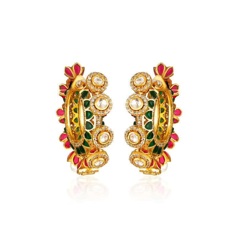 The Swarovski Kundan Drops