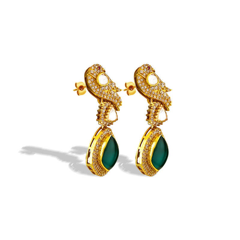 The Emerald Swarovski Halo