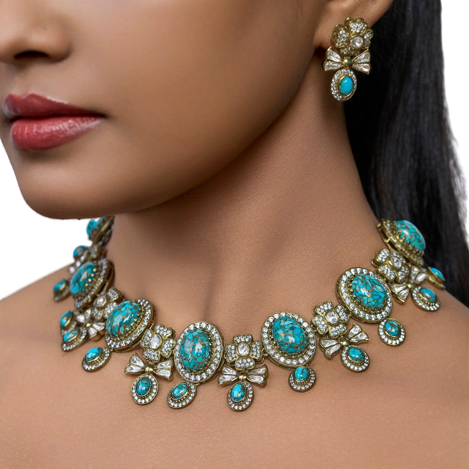 The Azure Swarovski Choker