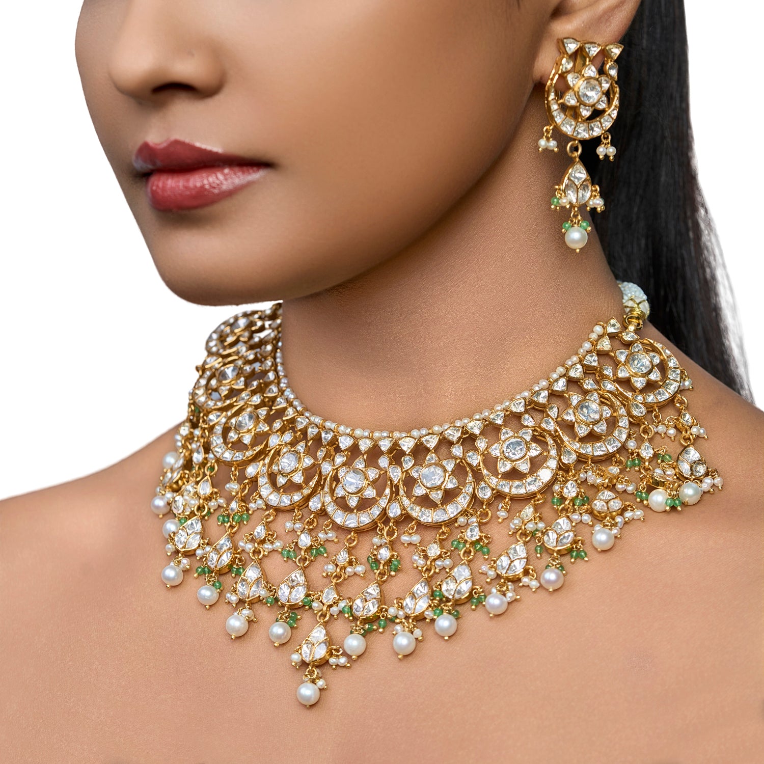 The Emerald Moissanite Duo