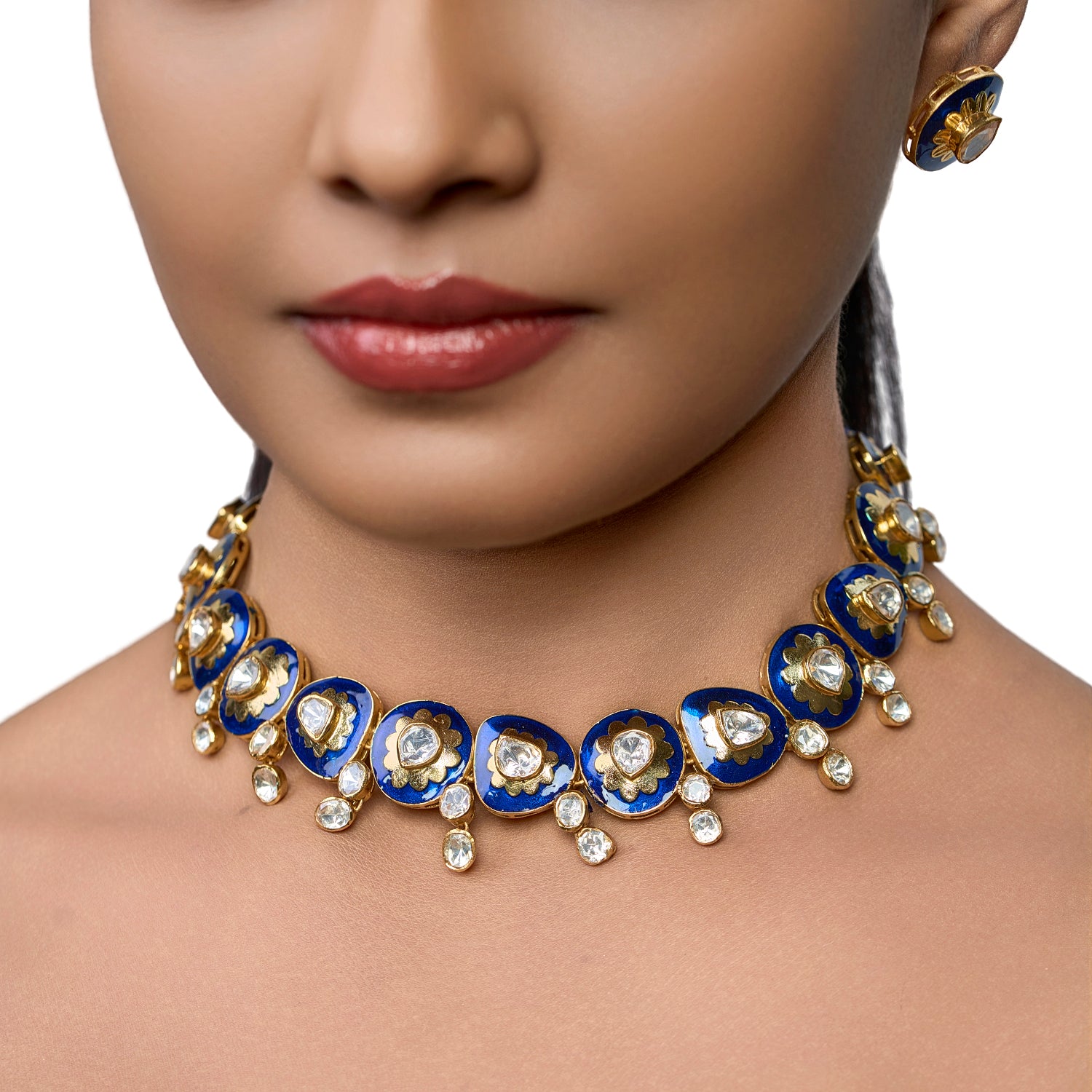 The Sapphire Meena Choker