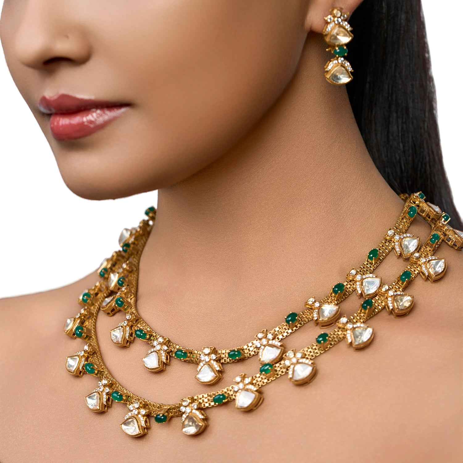 The Emerald Moissanite Solo
