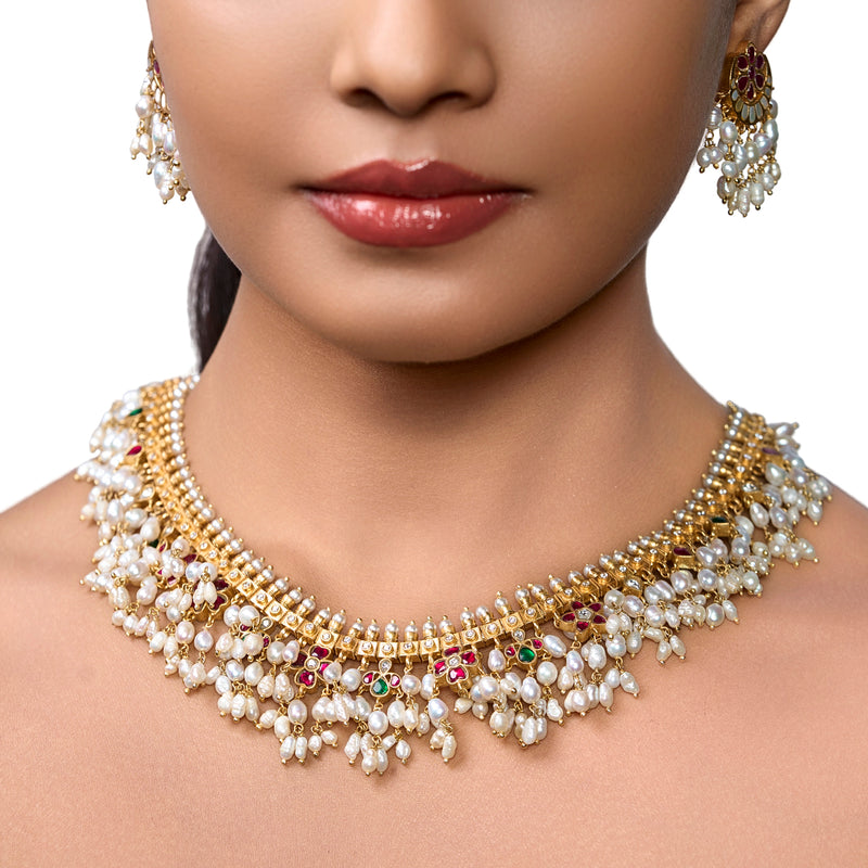 The Bicolor Moti Necklace