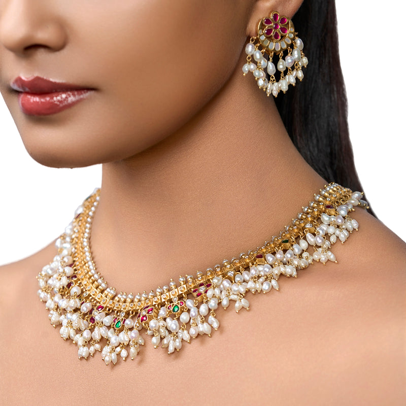 The Bicolor Moti Necklace