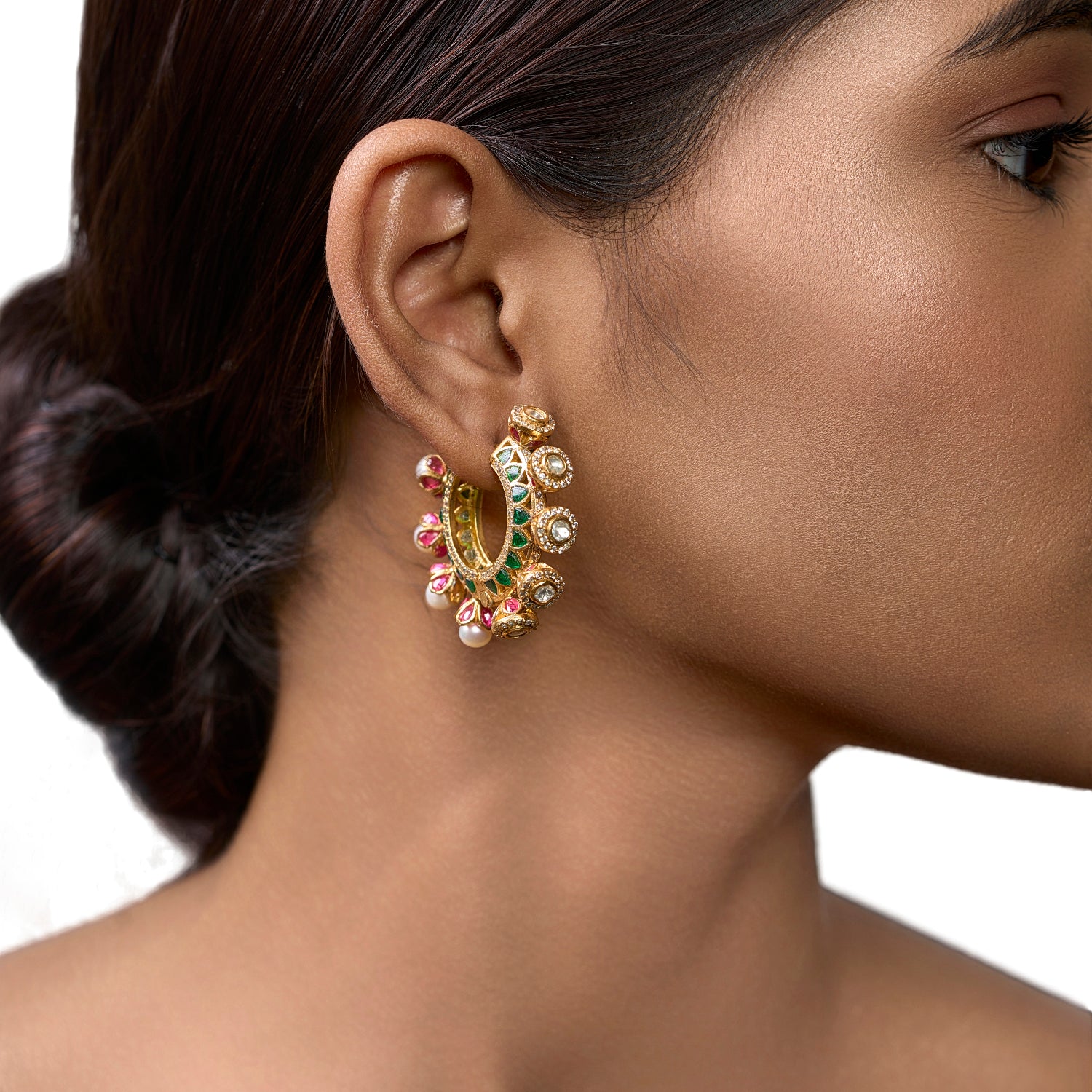 The Swarovski Kundan Drops
