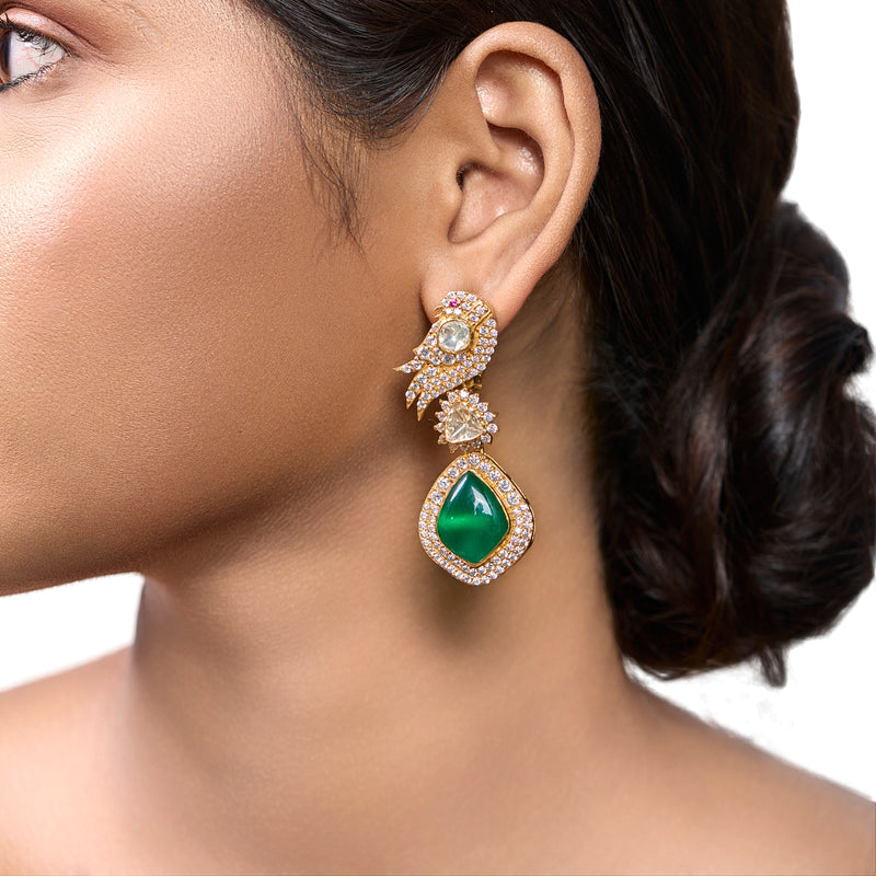The Emerald Swarovski Halo