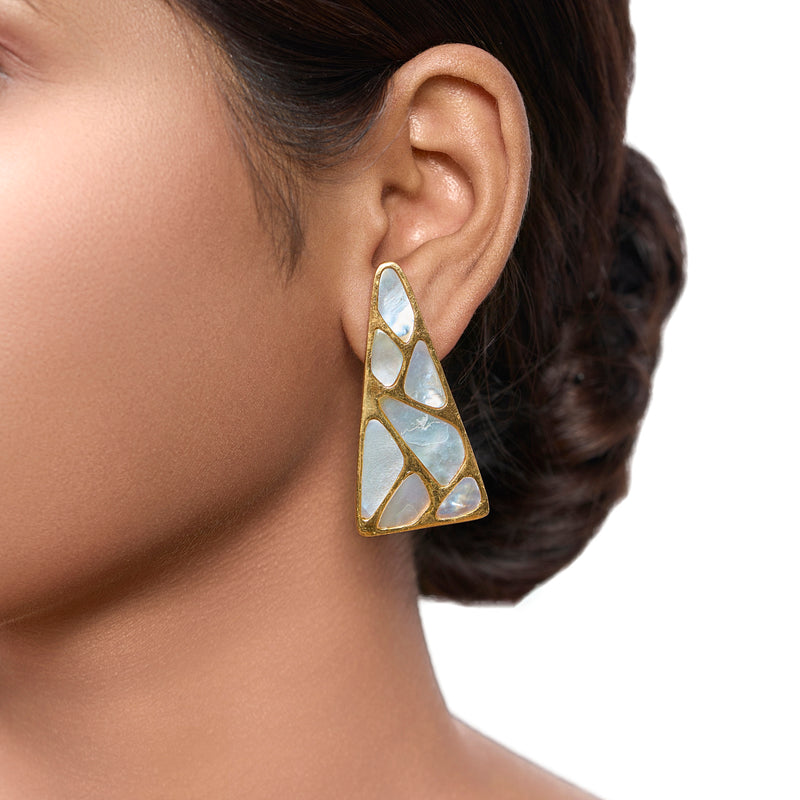 The Opaline Grace Studs