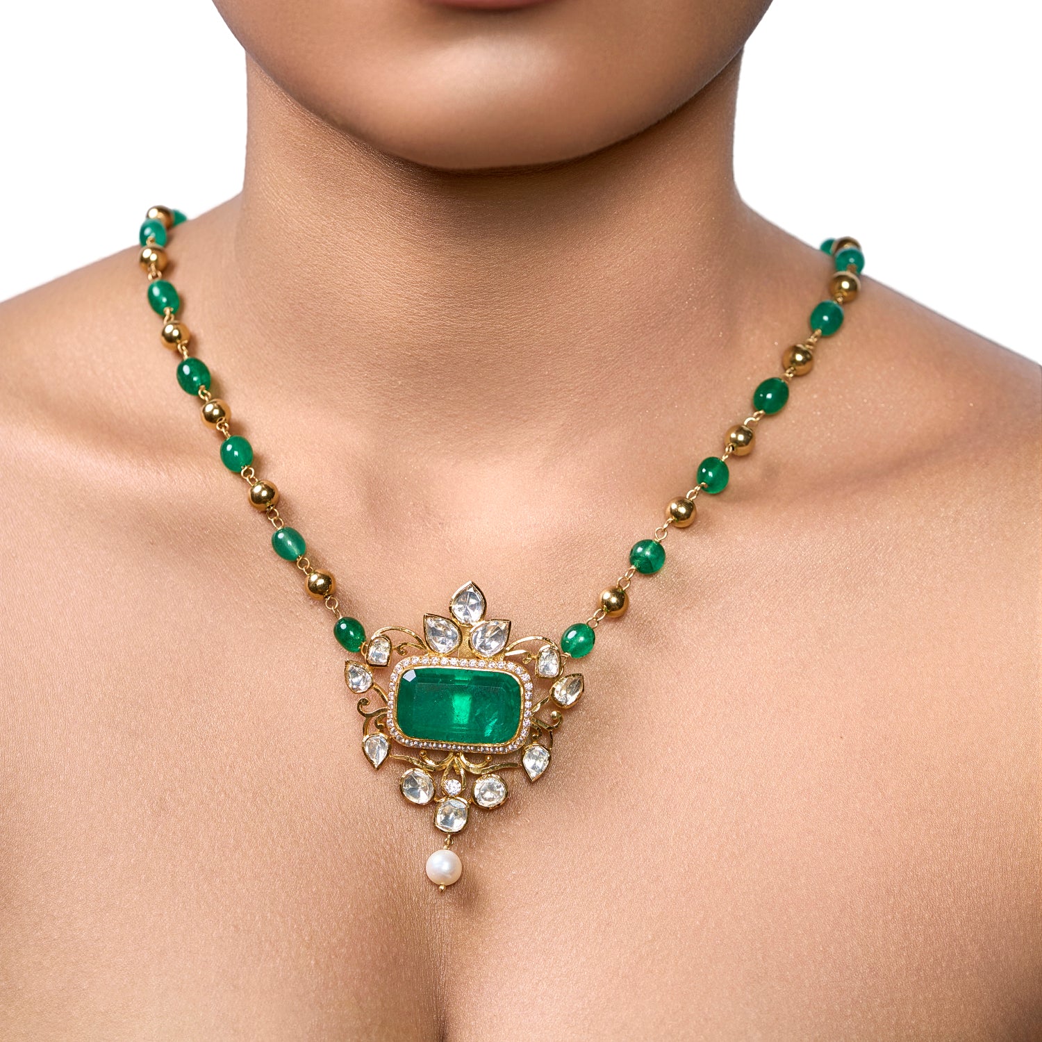 The Verdant Drop Necklace