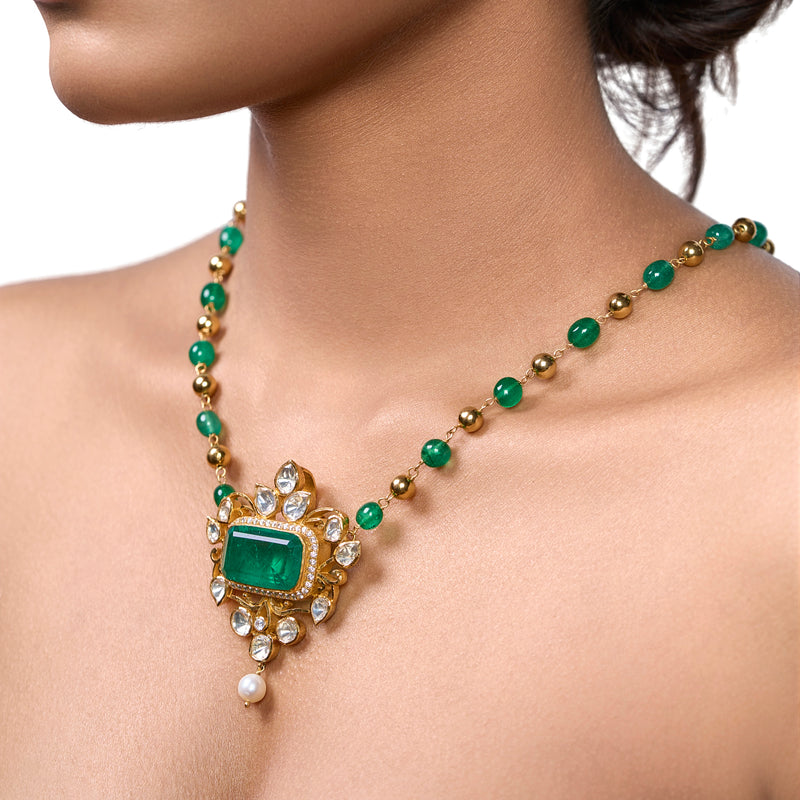 The Verdant Drop Necklace