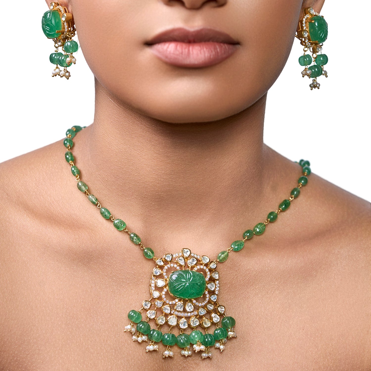 The Emerald Swarovski Drop
