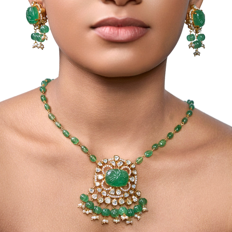 The Emerald Swarovski Drop