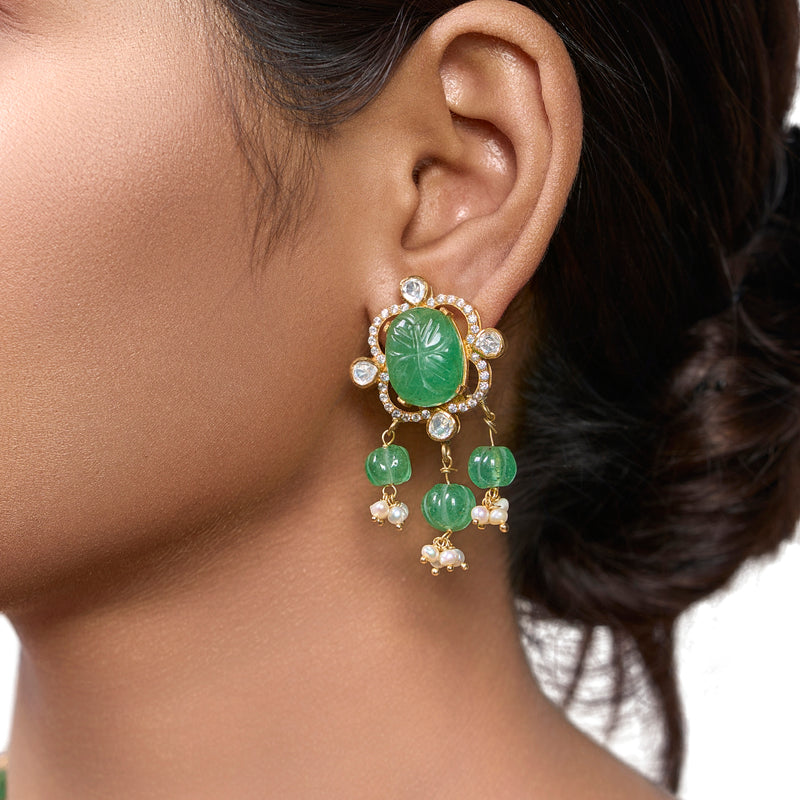 The Emerald Swarovski Drop